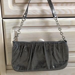 Express Silver Evening Bag